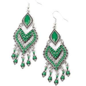 Dearly Debonair Green Fishhook